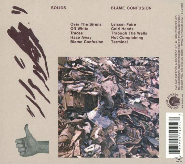 Solids - Blame Confusion  - (CD)