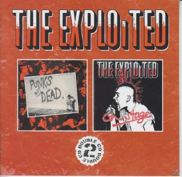 CD-Cover für The Exploited mit zwei Bildern: 'Punx Not Dead' und Sänger.