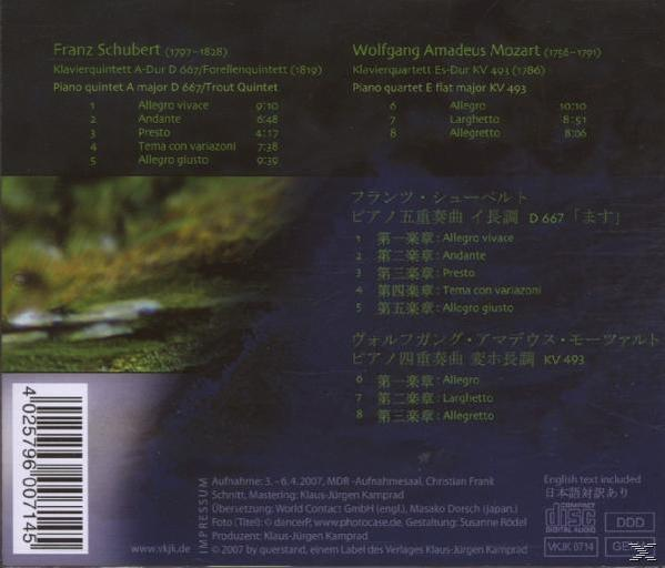 Marc, Suske, Timm, Gaede - Forellenquintett/Klav.Quartett  - (CD)