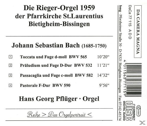 Hans Georg Pflueger - Die Rieger-Orgel 1959 Der Pfarrkirche ST  - (CD)