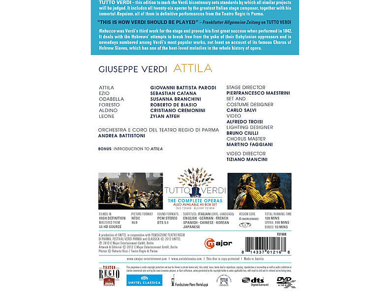 Thumbnail - Giovanni Batista Parodi, Sebastian Catana, Susanna Branchini, Roberto de Biaso, Orchestra E Coro Del Teatro Regio Di Par...