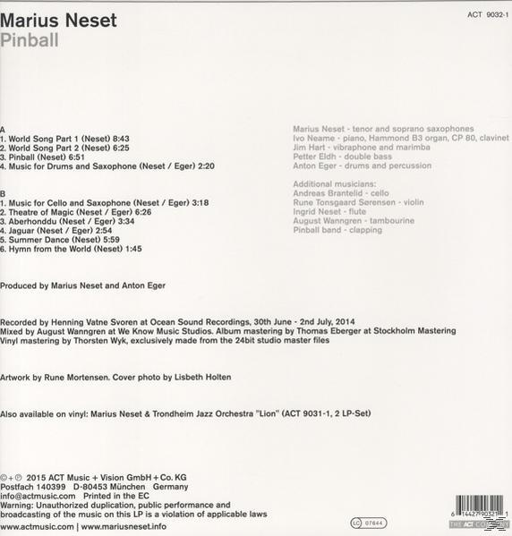 Marius Neset - Pinball  - (LP + Download)