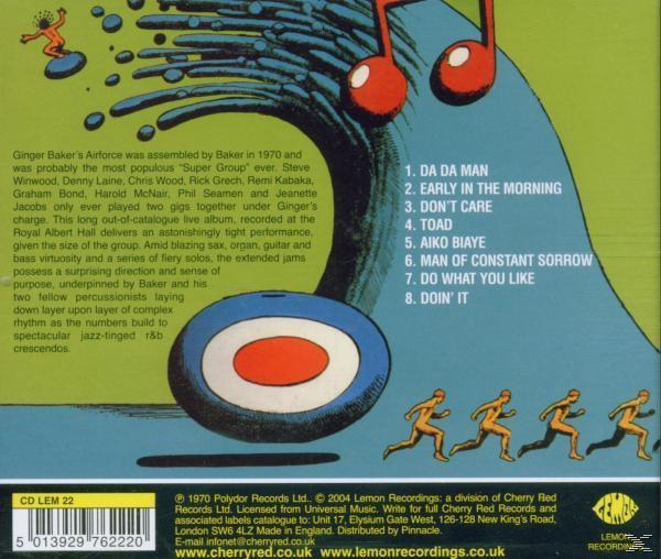 Ginger Airforce Baker's - Ginger Baker's Airforce  - (CD)