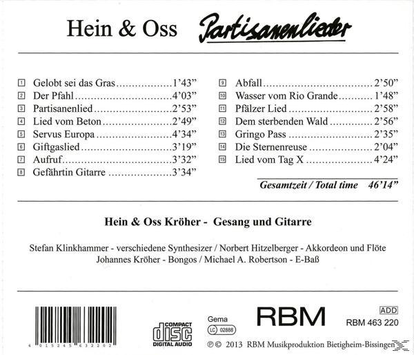 Hein & Oss - Partisanenlieder  - (CD)