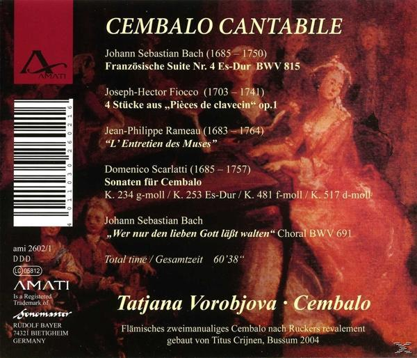 Tatjana Vorobjova, VARIOUS - Cembalo Cantabile  - (CD)