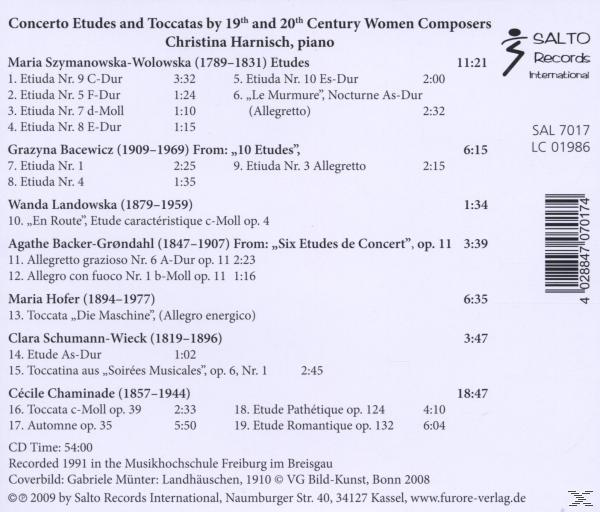 Christina Harnisch - Concerto Etudes And Toccatas For Piano  - (CD)