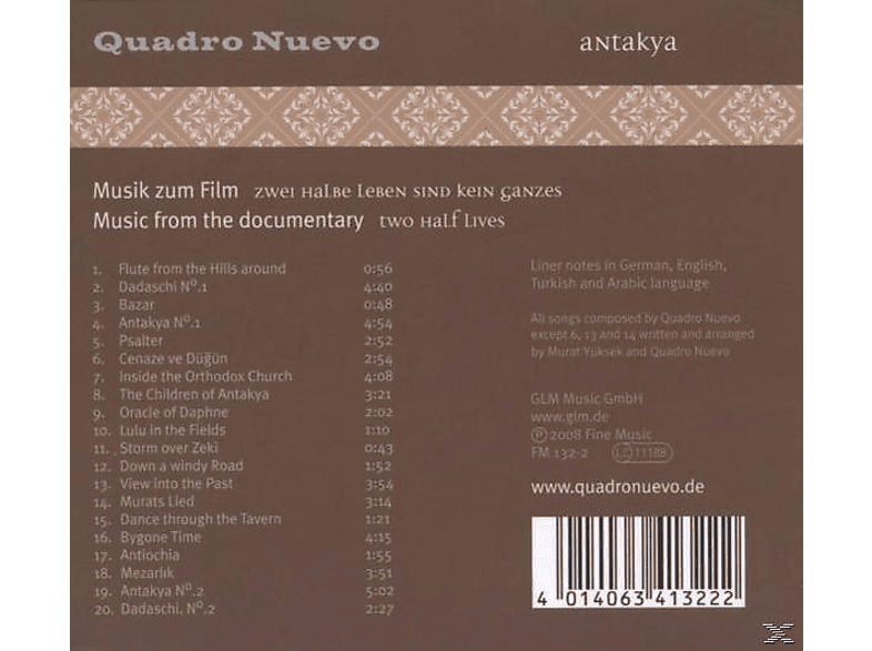 Thumbnail - Quadro Nuevo - Antakya (CD)