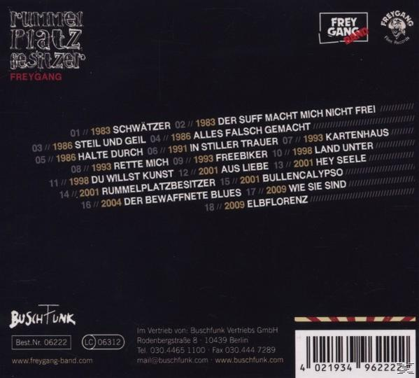 Freygang - Rummelplatzbesitzer.Best Of  - (CD)