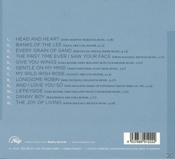 Luka Bloom - Head & Heart  - (CD)