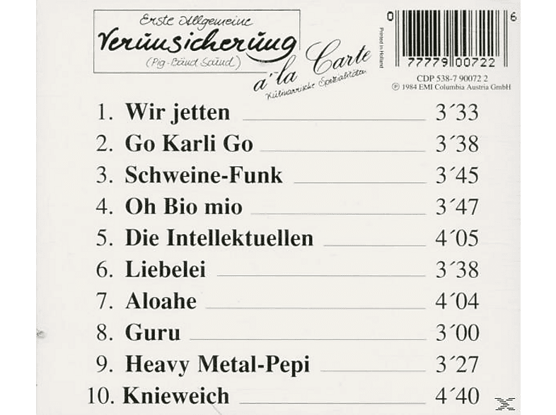 Thumbnail - EAV - A La Carte (CD)