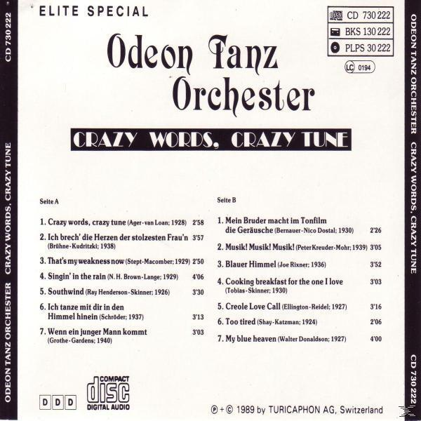Tanzorchester - Crazy Words, Crazy Tune  - (CD)
