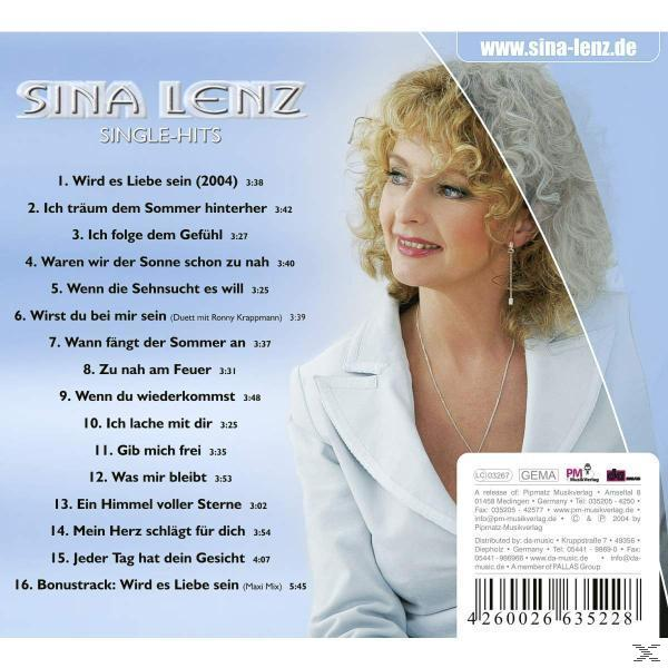 (CD) Sina Single-Hits Lenz - -