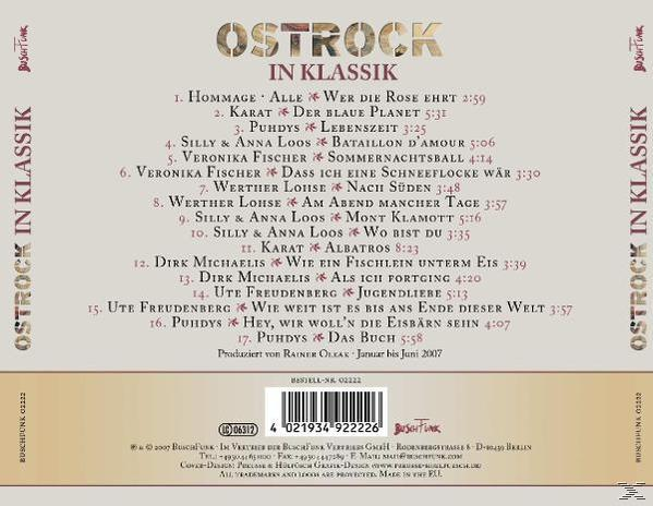 Puhdys - Ostrock In Klassikmit Filmorchester Babelsberg  - (CD)
