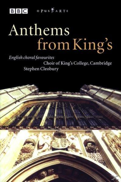 Buchcover: Anthems from King's, mit Kirche und Stephen Cleobury.