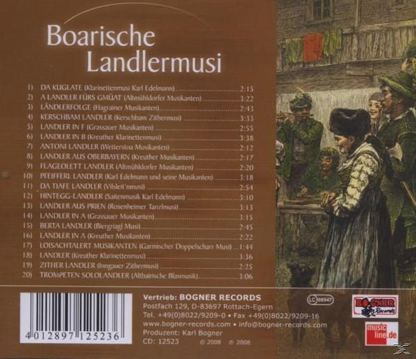 Landlermusi (CD) - Boarische VARIOUS -