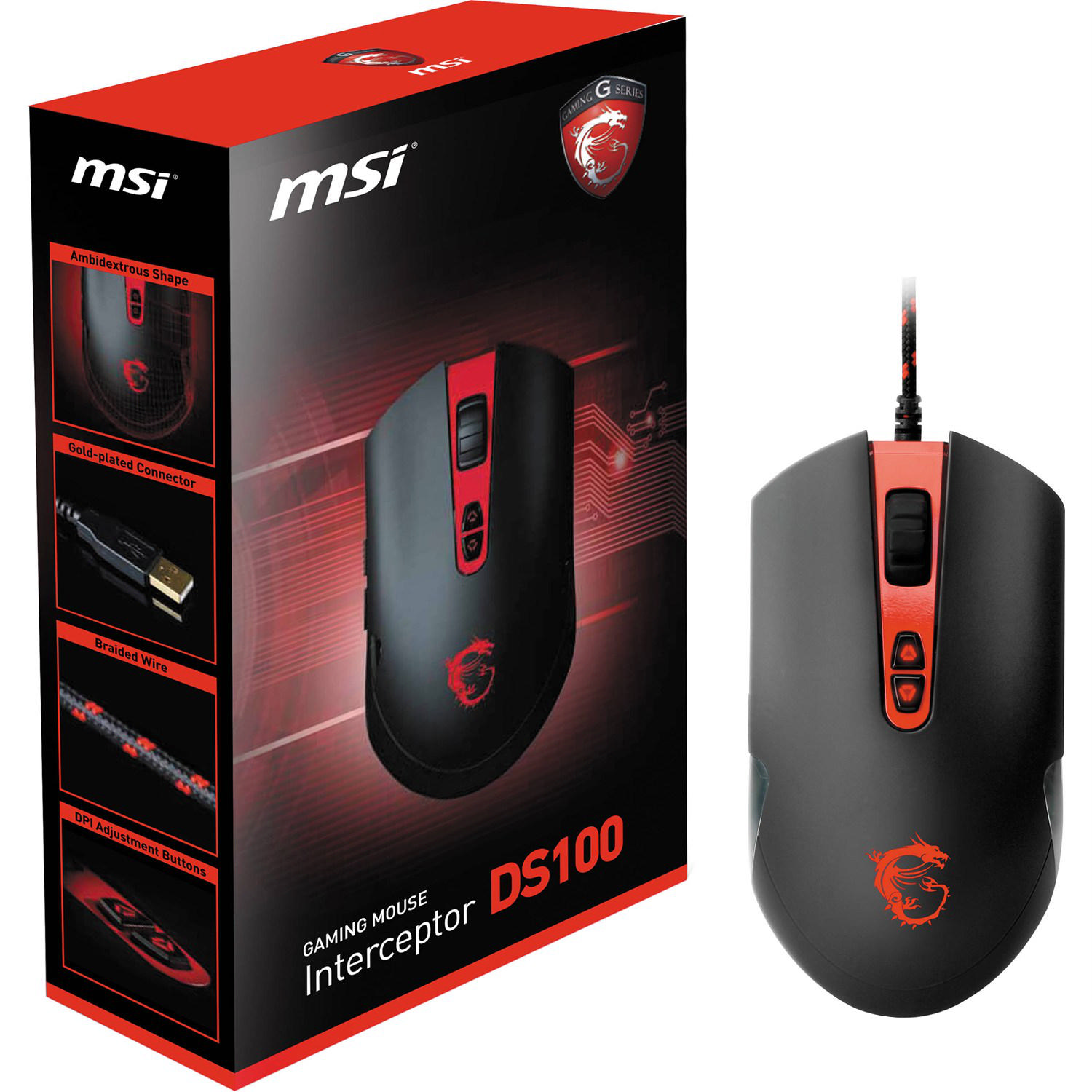 MSI Interceptor DS100 Gaming Mouse