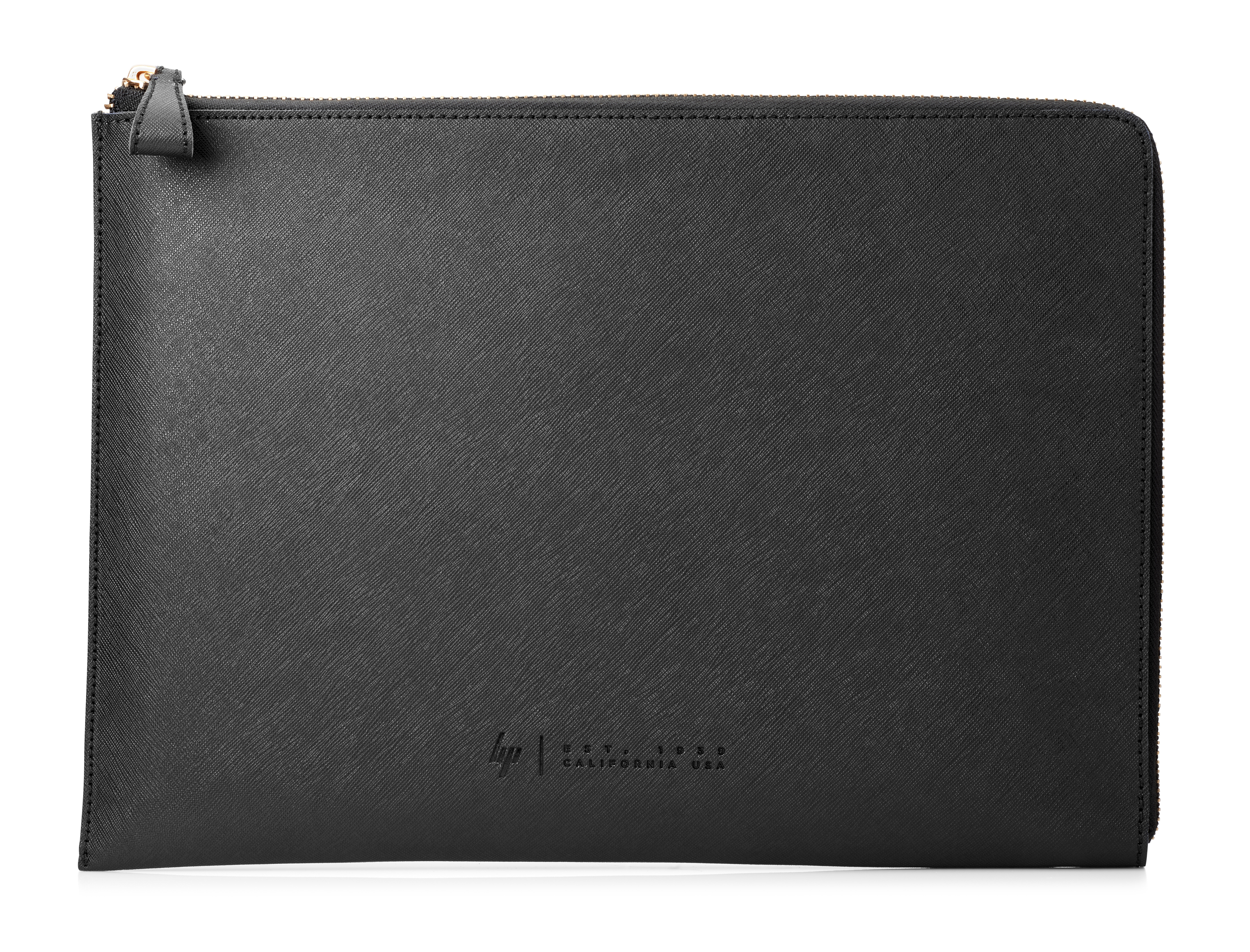 HP Spectre W5T46AA Notebooktasche Sleeves für Universal Polyurethan/Spaltleder, Schwarz