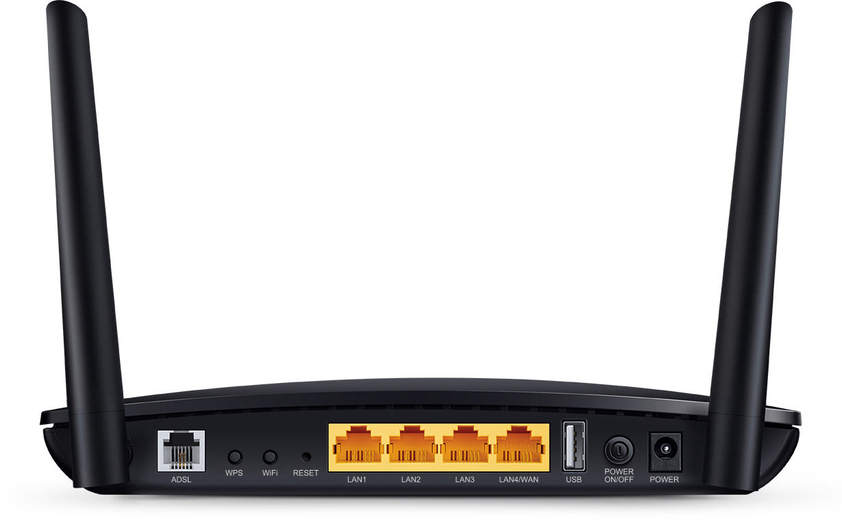 TP-LINK AC1200 Kablosuz Dual Band ADSL2+ Modem Router