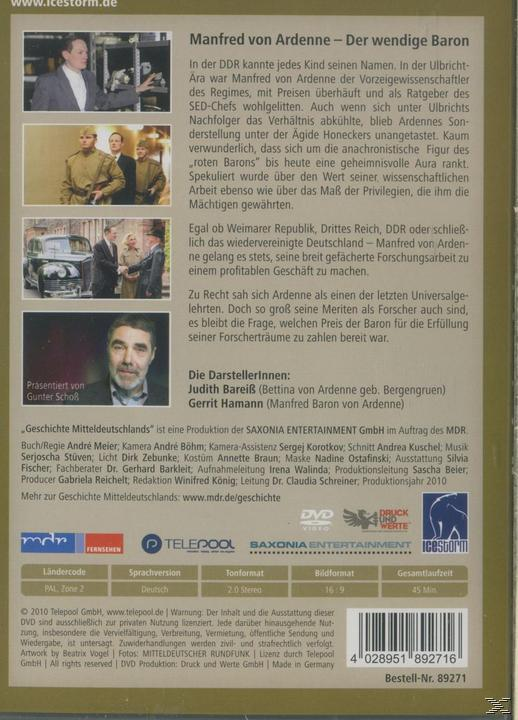 DVD-Hülle. Text und Bilder über eine deutsche Produktion.