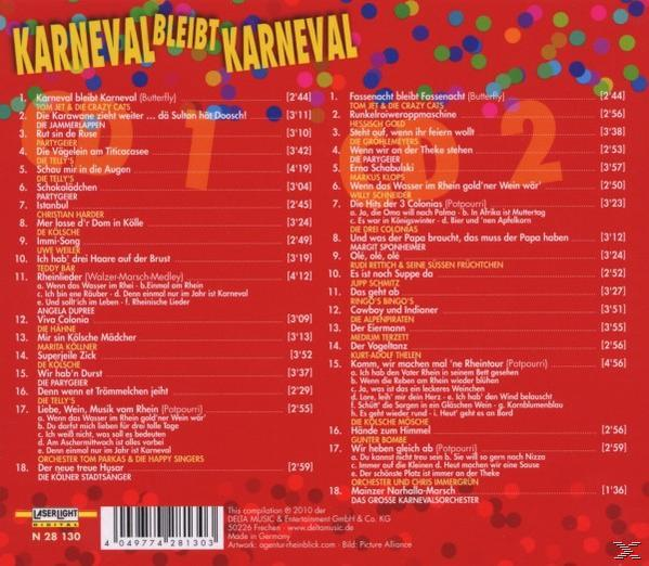 VARIOUS - Karneval Bleibt Karneval  - (CD)