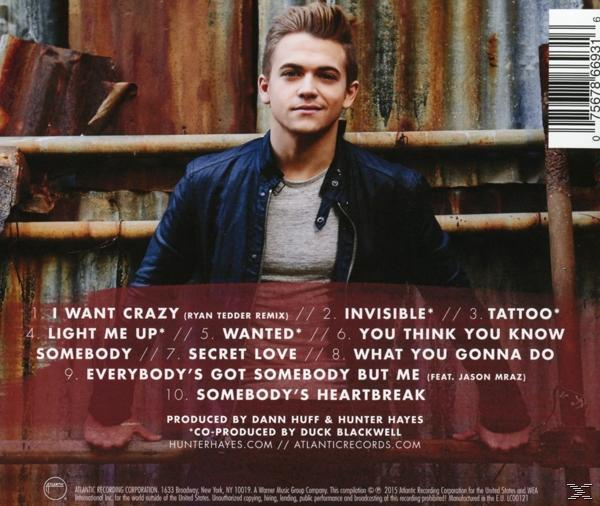 Hunter Hayes - I Want Crazy  - (CD)
