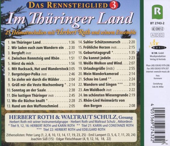 Herbert Und Sein Ensemble Roth - Im Thüringer Land  - (CD)