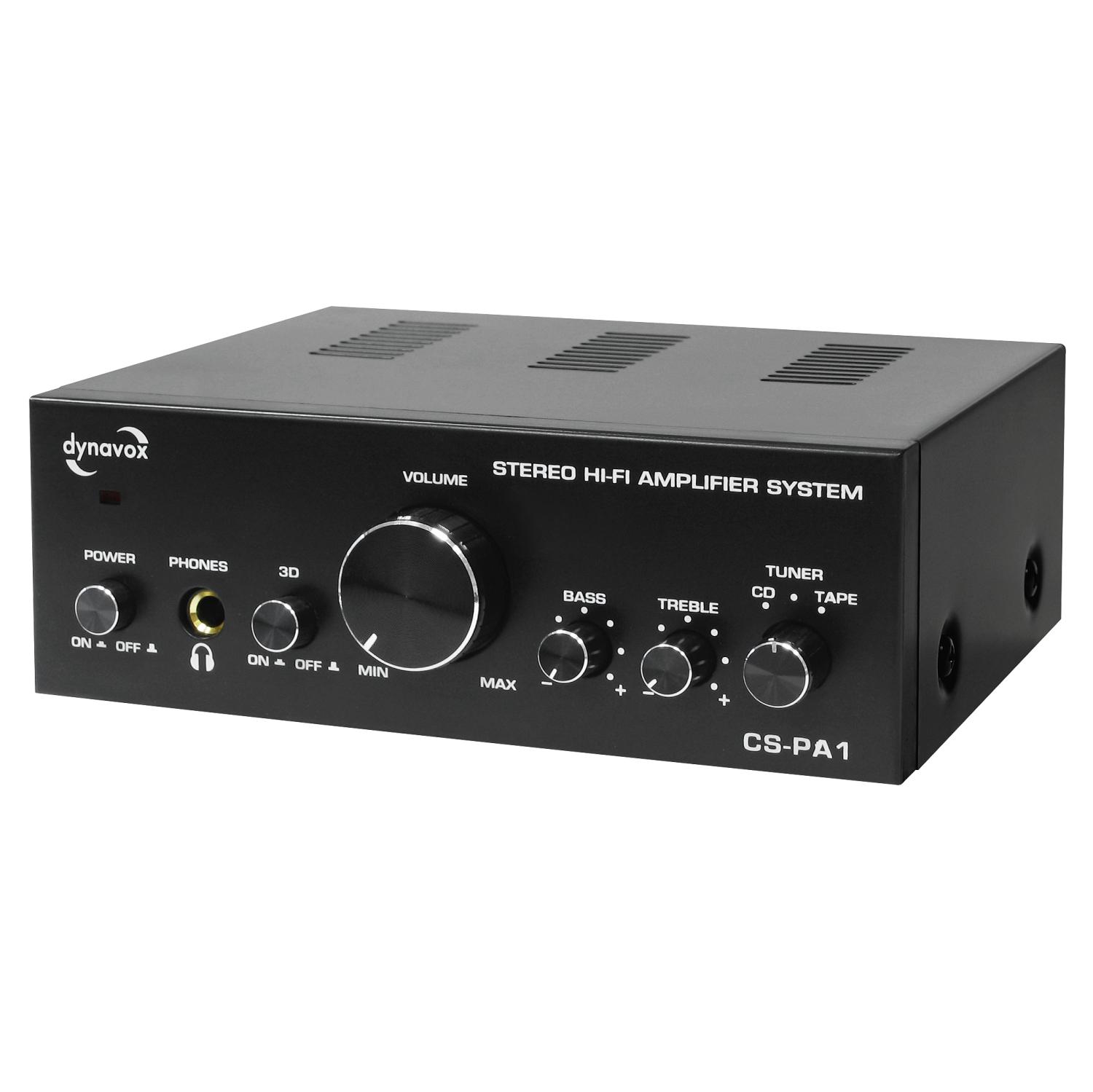 DYNAVOX CS-PA1 VerstärkerKanälepro Kanal, Schwarz)