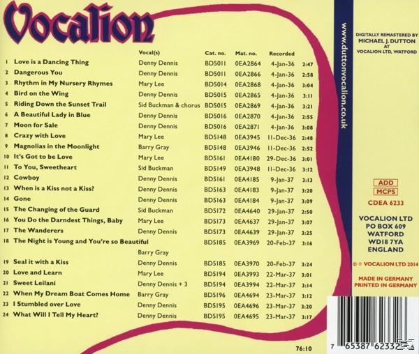 CD-Rückseite mit Titelliste und Credits, in gelbem und schwarzem Design, mit einer Website-URL.