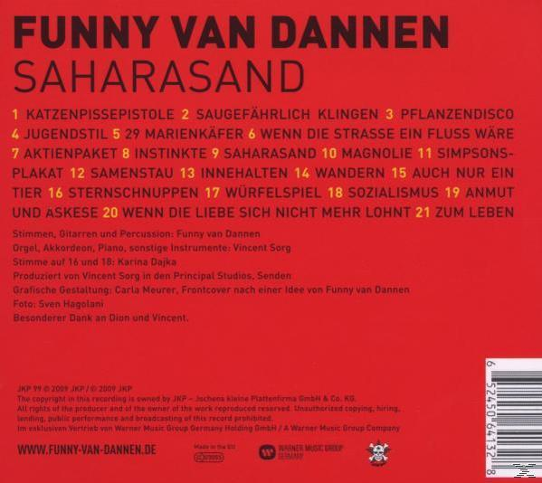 Funny van Dannen - Saharasand  - (CD)