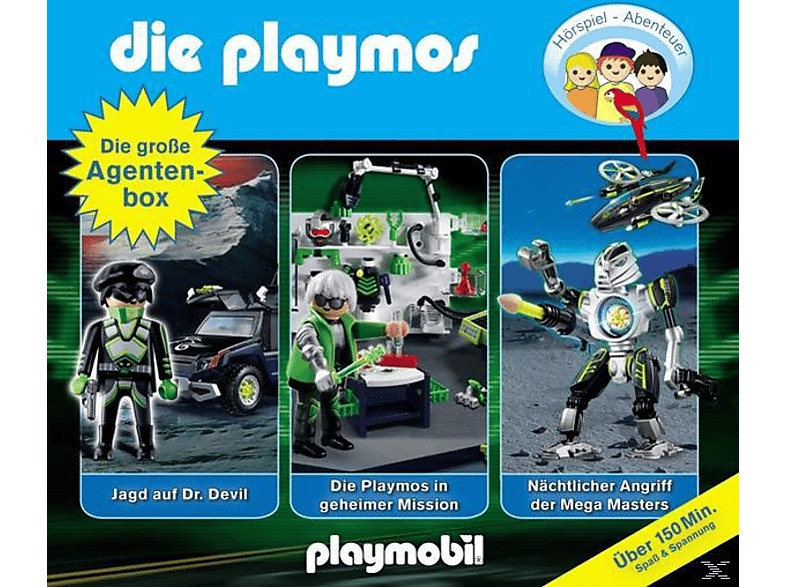 Thumbnail - Die Playmos - Große Agenten-Box (CD)
