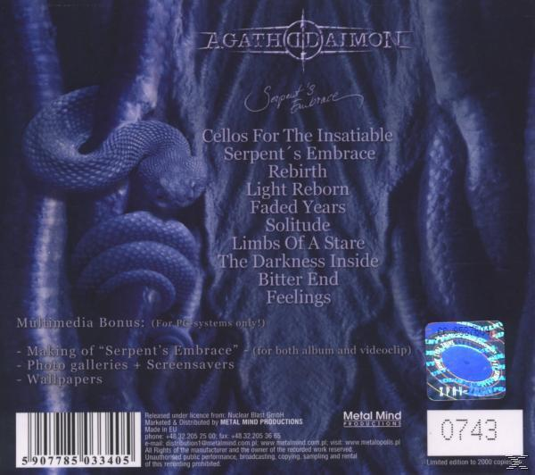 Agathodaimon - Serpent's Embrace (Ltd.Edition)  - (CD)