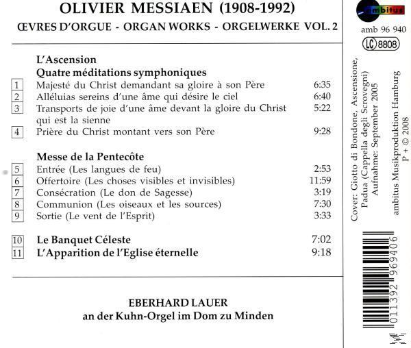 Lauer Eberhard - Orgelwerke vol.2  - (CD)