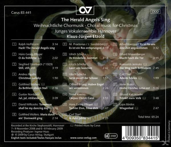Vokalensemble Hannover - The Herald Angels Sing  - (CD)