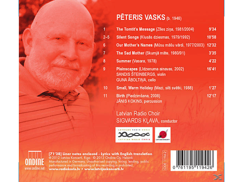 Thumbnail - Sigvards & Latvian Radio Choir Klava - Plainscapes (CD)