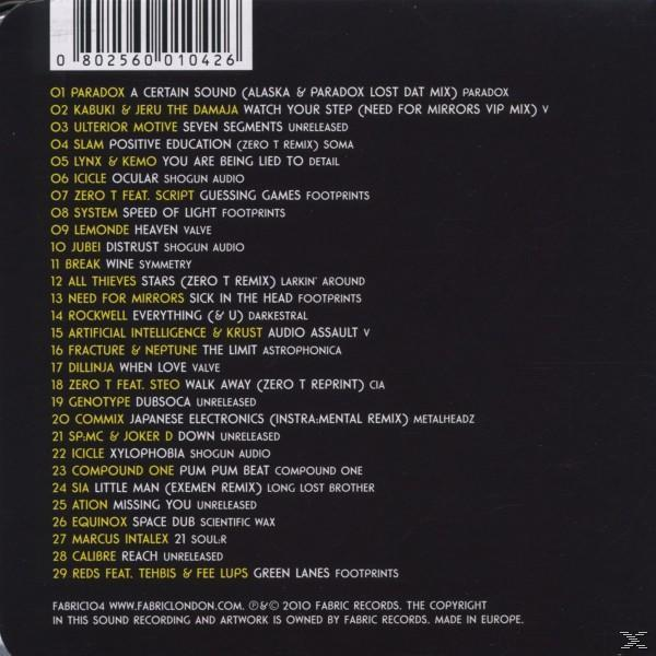 Zero T - Fabric Live 52  - (CD)