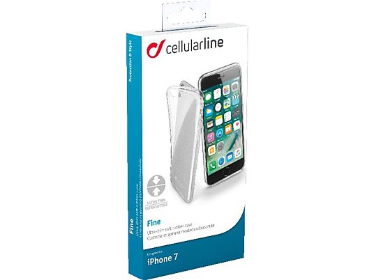 CELLULAR LINE FINECIPH747T - Copertura di protezione (Adatto per modello: Apple iPhone 7)