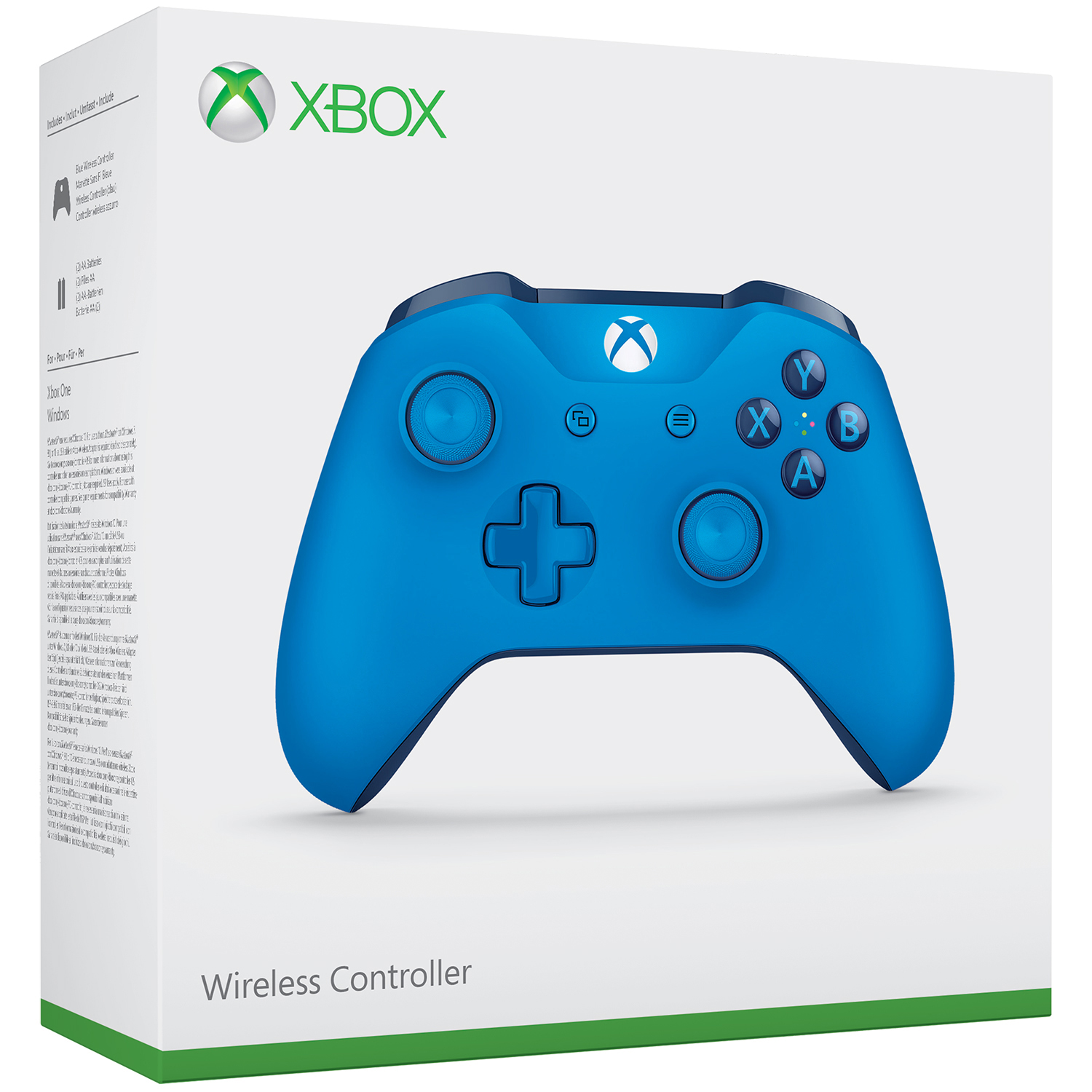 MICROSOFT Xbox Wireless Controller Blau für Xbox One, PC