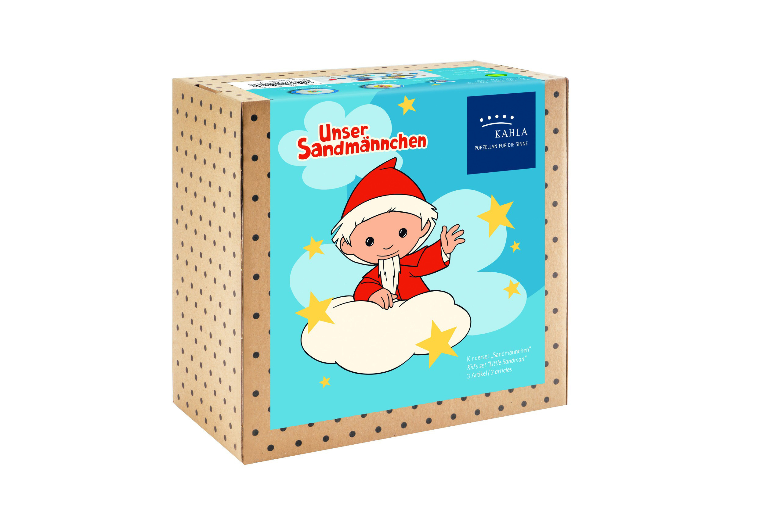 KAHLA 32D200A10407TM Sandmännchen 3-tlg. Kinder-Set Mehrfarbig