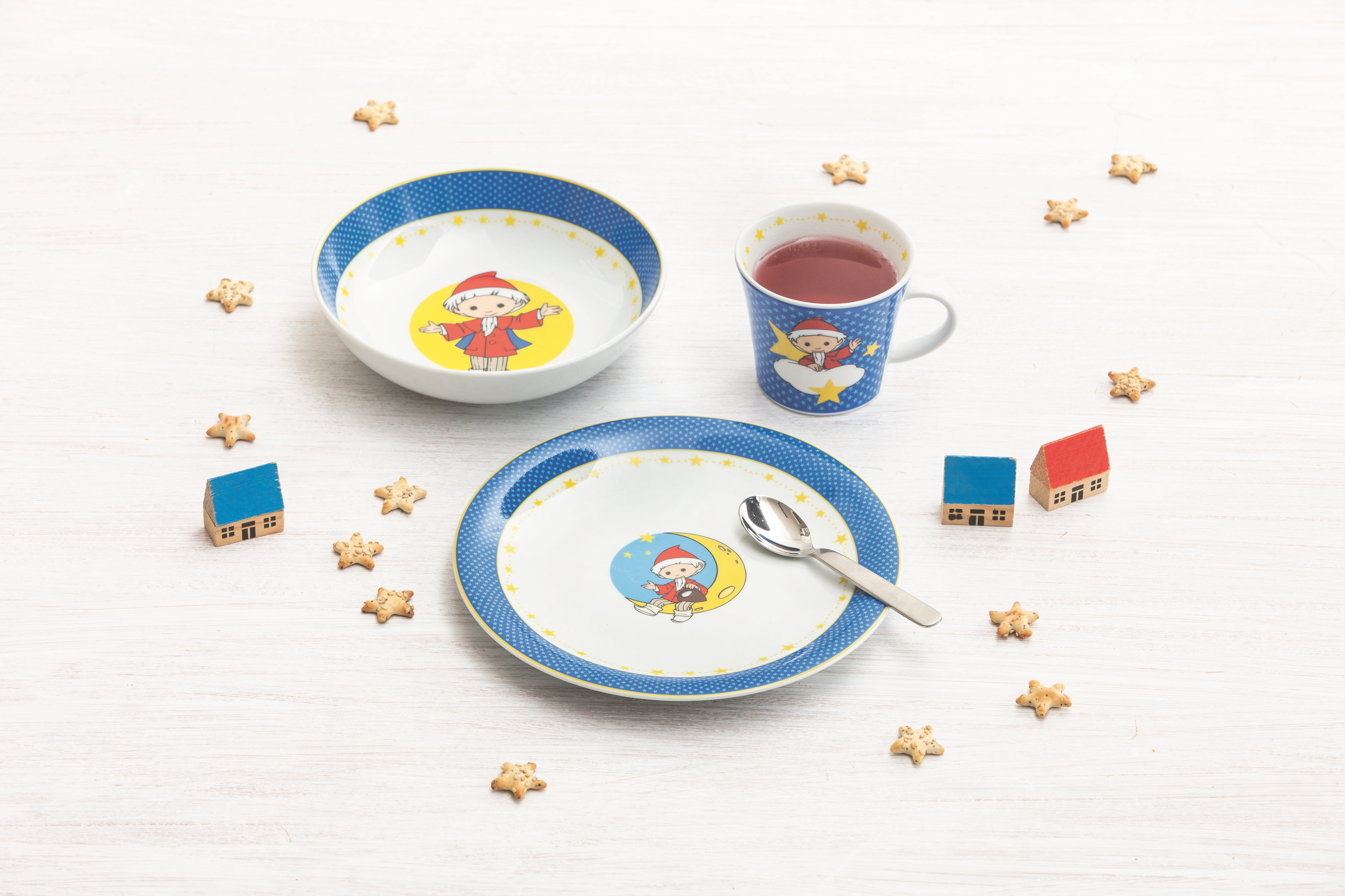 KAHLA 32D200A10407TM Sandmännchen 3-tlg. Kinder-Set Mehrfarbig