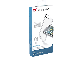 CELLULARLINE CLEARDUOIPH755T - Handyhülle (Passend für Modell: Apple iPhone 7 Plus, iPhone 8 Plus)