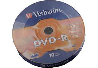 VERBATIM 43729 DVD-R 4.7GB 16X 10'lu Shrink