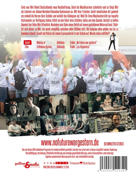 Liza Tzschirner, Fabian Harloff, Rivka Schimmelpeng - No Future war gestern!  - (DVD)