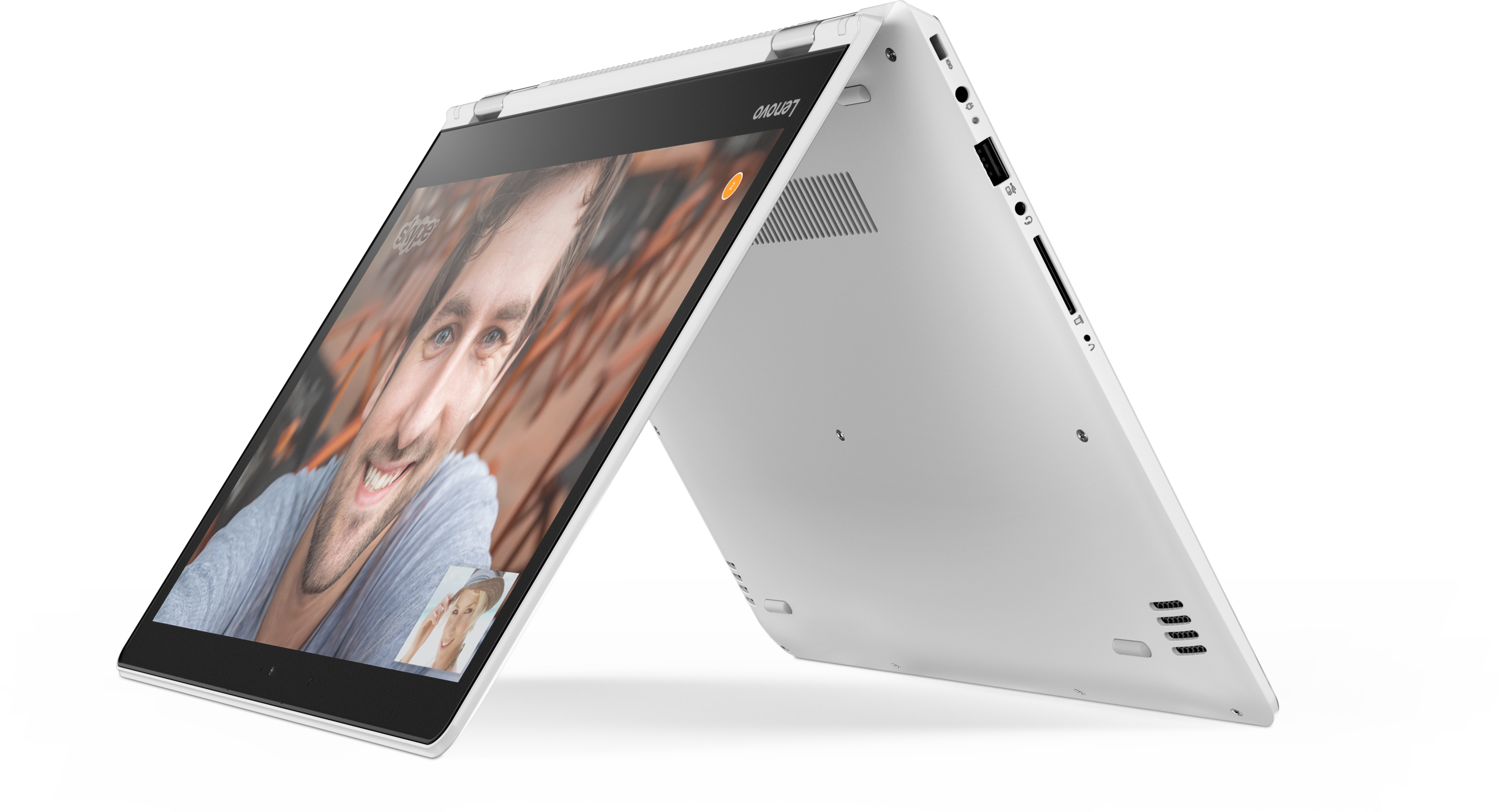 LENOVO Yoga 510-14IKB, weiß (80VB004BGE) -  (Ausstellungsstück) Convertible, 14 Zoll, Full-HD Touchscreen, Intel® Core™ i5-7200U Prozessor
(3M Cache, bis zu 3.10 GHz), 8 GB, 256 GB SSD