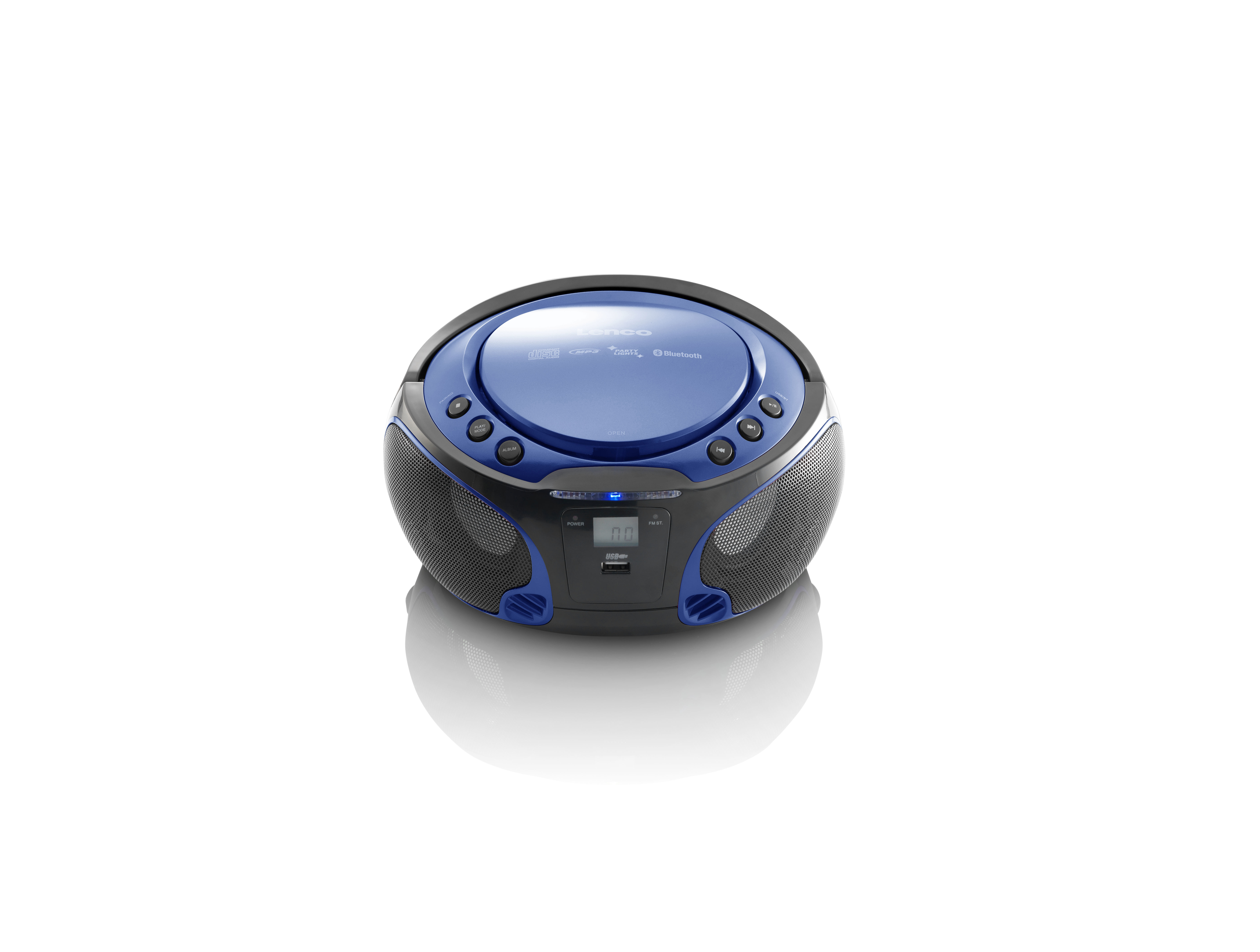 LENCO SCD-550 Radiorecorder, Blau