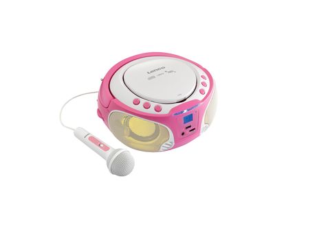 Pink Mikrofon inkl. Radiorecorder MediaMarkt | LENCO Radiorecorder, SCD-650