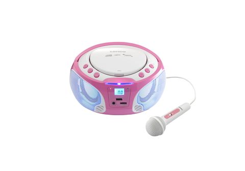 Radiorecorder, Pink Radiorecorder Mikrofon kaufen Pink LENCO in inkl. | SCD-650 SATURN