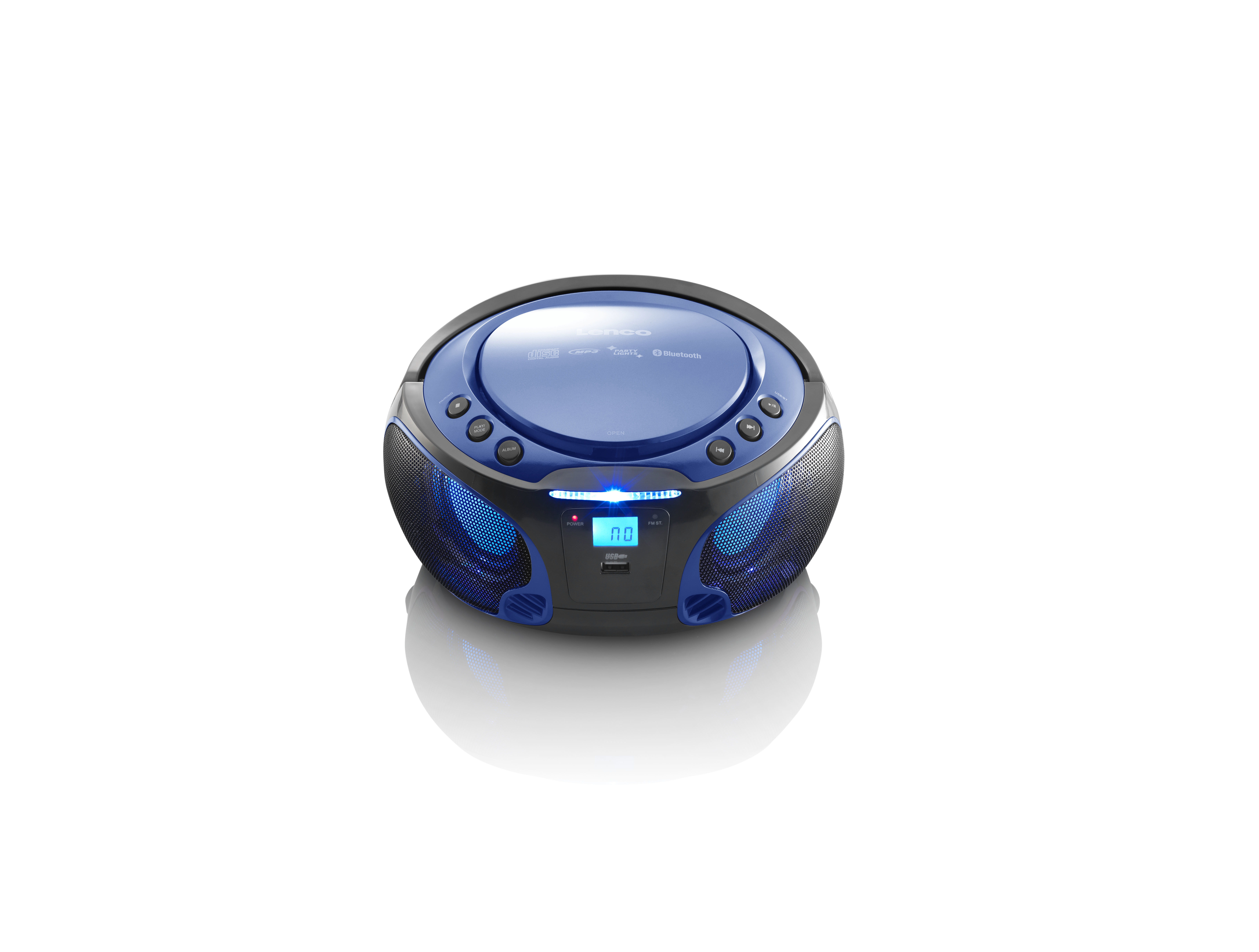 LENCO SCD-550 Radiorecorder, Blau