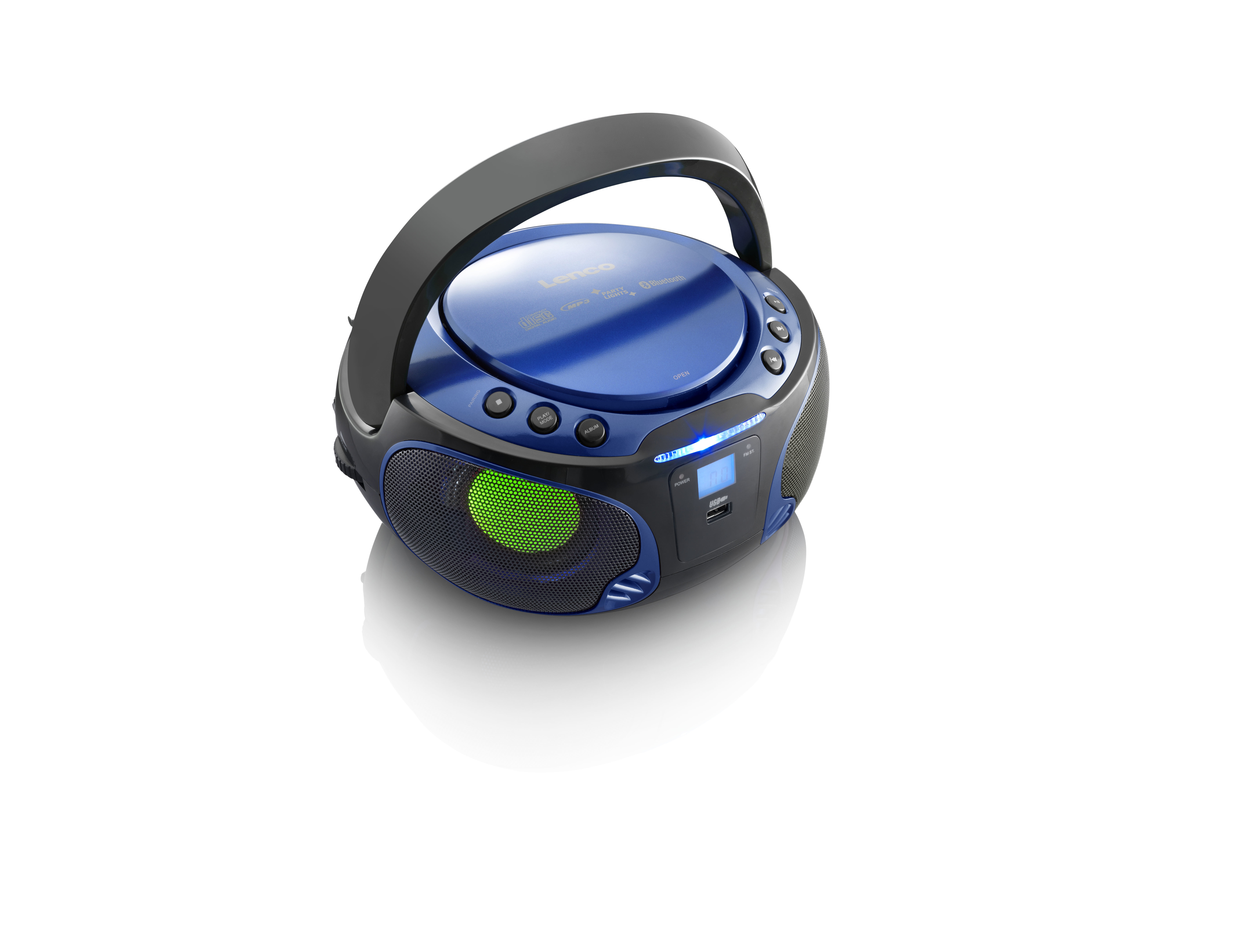 LENCO SCD-550 Radiorecorder, Blau