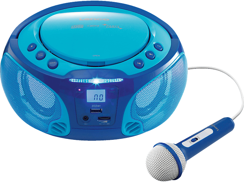 LENCO Draagbare radio CD Blauw (SCD-650BU)