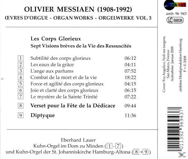 Lauer Eberhard - Orgelwerke vol.3  - (CD)